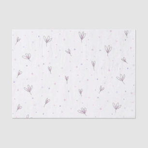 Lilac Flowers Tissue Paper