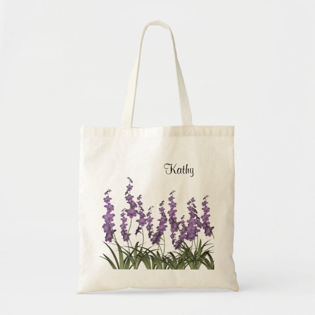Lilac Flowers Tote Bag (Front)