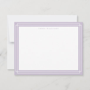 Lilac Frame Note Card