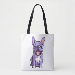 Lilac French Bulldog 2 Tote Bag