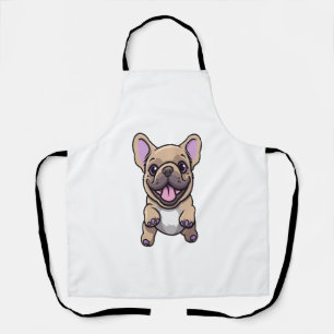 Lilac French Bulldog  Apron