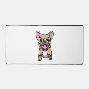 Lilac French Bulldog  Desk Mat
