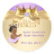 Lilac Gold Ballerina Princess Baby Shower Ethnic