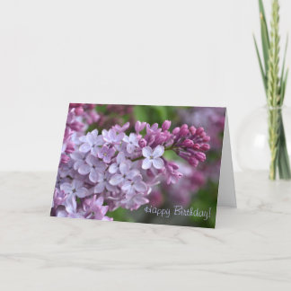 Lilac Greeting Card