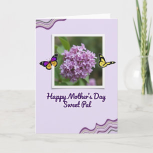 Lilac Happy Mothers Day Card