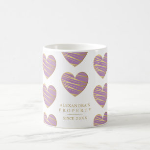 Lilac Heart Best Friends All Occasion  Coffee Mug