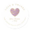 Lilac Heart Love & Thanks Supporting Business