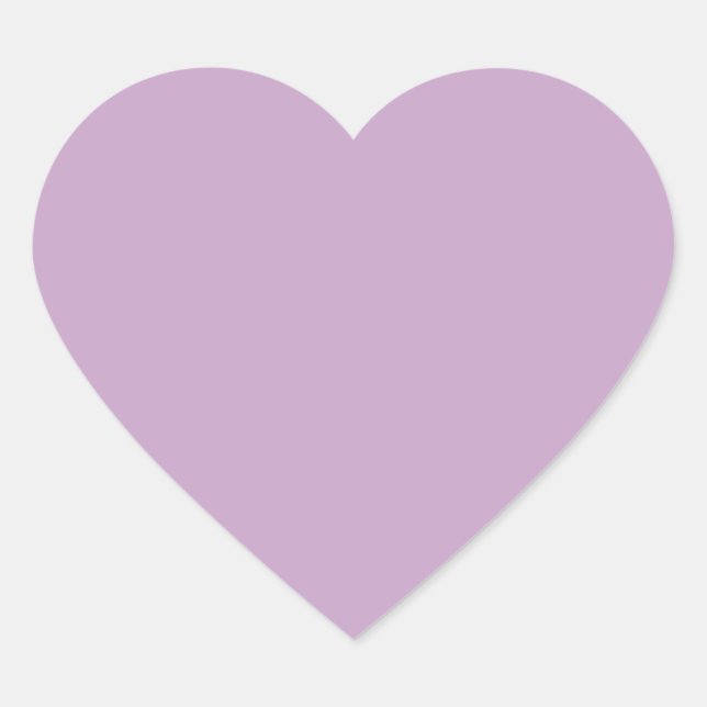 Lilac Heart Sticker (Front)
