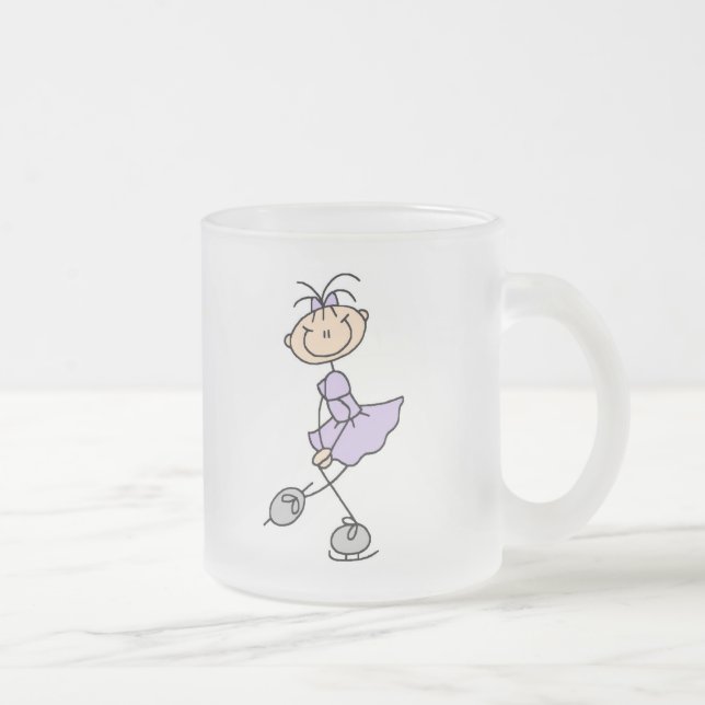 Lilac Ice Skating Girl Mug (Right)