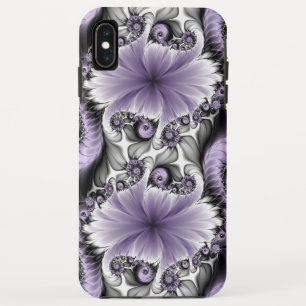 Lilac Illusion Abstract Floral Fractal Art Fantasy iPhone XS Max Case