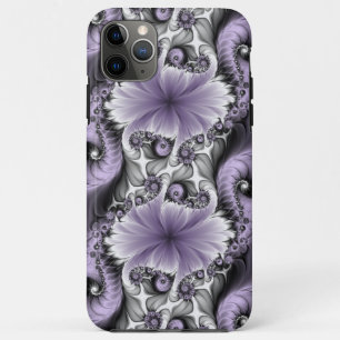 Lilac Illusion Abstract Floral Fractal Art Fantasy iPhone 11 Pro Max Case