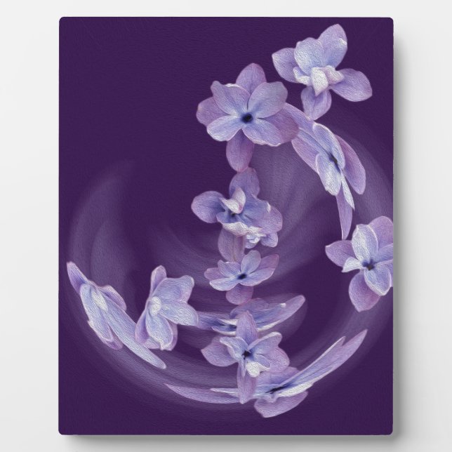 Lilac in circle plaque (Front)