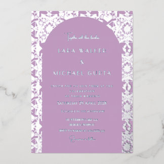 Lilac Italian Geometric Wedding (Solid)