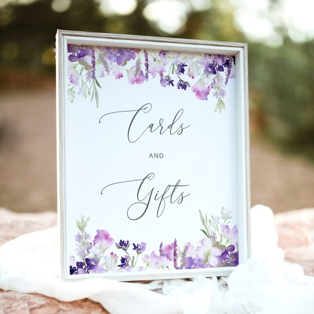 Lilac lavender Cards and gifts Poster (Creator Uploaded)
