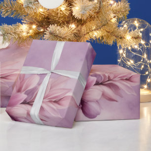 Lilac Lullaby: Winter's Gentle Watercolor Wonders Wrapping Paper