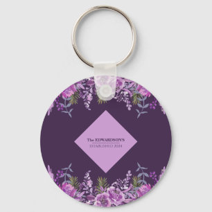 Lilac Lush: Foliage & Blooms Unite Key Ring