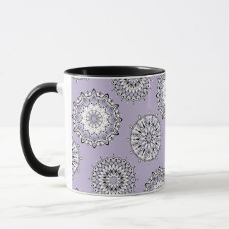Lilac Mandalas Mug