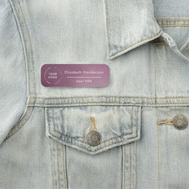 Lilac Metallic  with Your Logo Name Tag (In Situ)