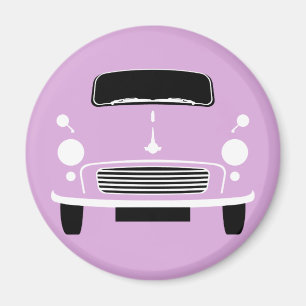 Lilac Morris Minor Fridge Magnet