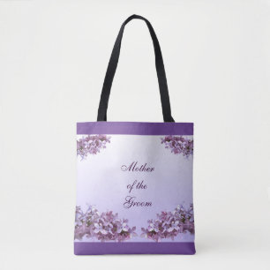 Lilac Mother of the Groom Wedding Tote Bag