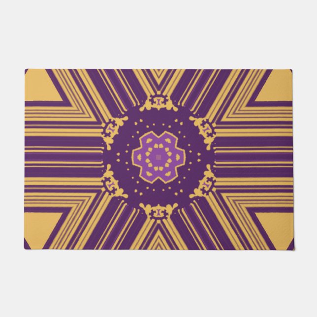 Lilac or Violet Doormat (Front)