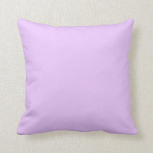 Lilac, pastel lilac solid colour cushion