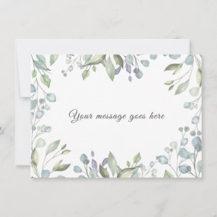 Lilac Perennial Your Message Card