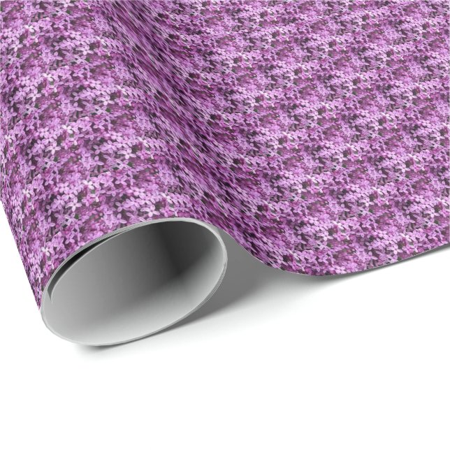 Lilac Photo | Tiled Half Drop | Wrapping Paper (Roll Corner)