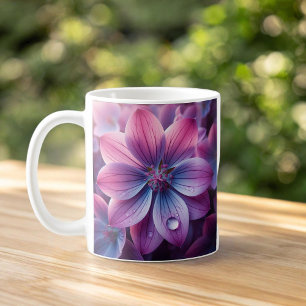 Lilac Pink and Purple Spring Flower Coffee Mug