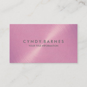 Lilac Pink Sheen Business Card