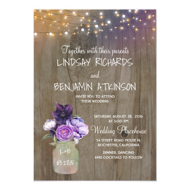 Lilac Plum Purple Floral Mason Jar Modernplum Lucia pillowcase beachy