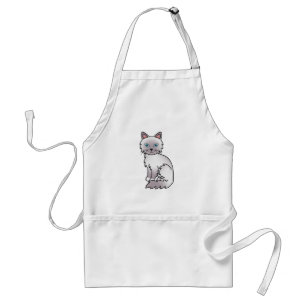 Lilac Point Birman / Ragdoll Cat Standard Apron