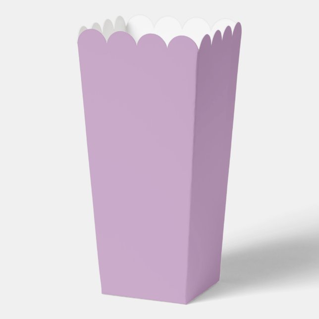 Lilac Popcorn Favour Box (Front)