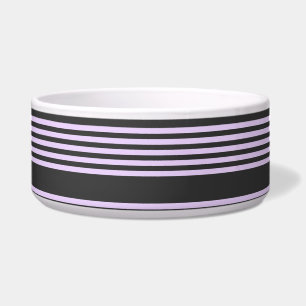Lilac purple and charcoal five stripes pattern