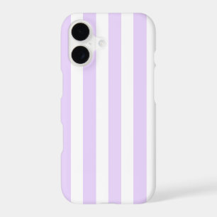 Lilac purple and white candy stripes