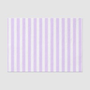 Lilac purple and white candy stripes tissue paper