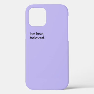 Lilac Purple Apple iPhone 12 Cover Be Love 
