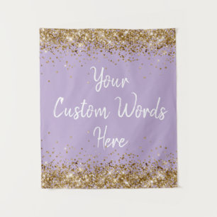 Lilac Purple Backdrop Birthday Party Photo Booth Tapestry