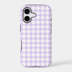 Lilac Purple Diamond Chequered pattern