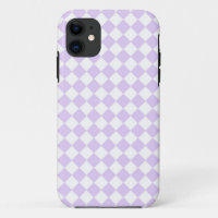 Lilac Purple Diamond Chequered pattern