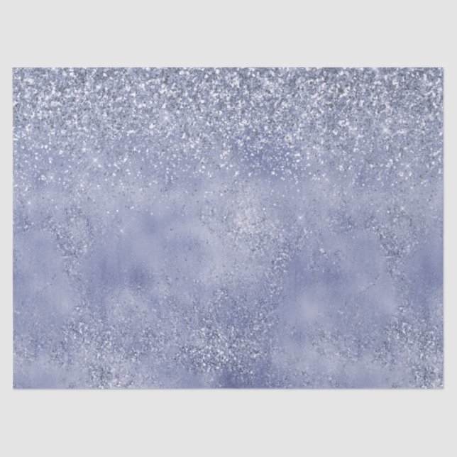 Lilac Purple Glitter Glitz sparkle glam Tissue Paper (Front)