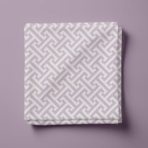 Lilac Purple Greek Key Pattern