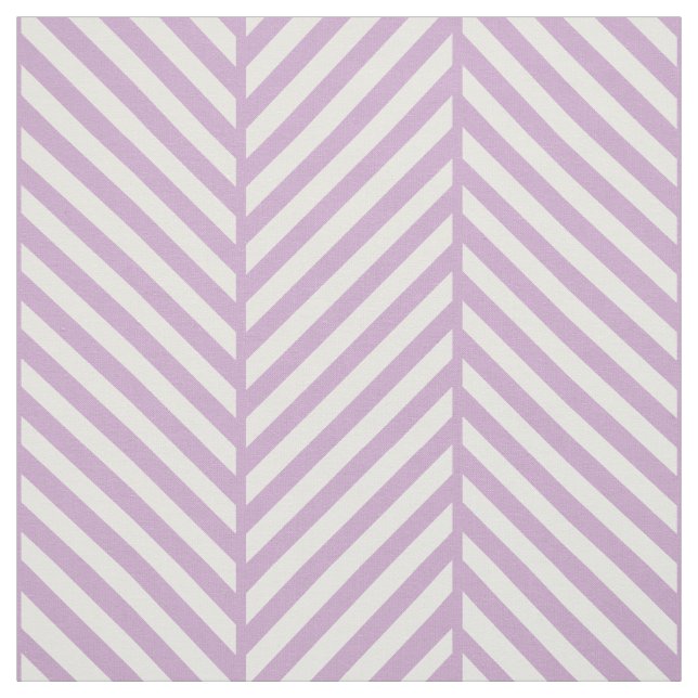 Lilac Purple Herringbone Large Scale Fabric (Swatch)