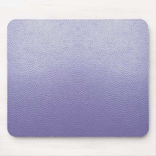 Lilac Purple Leather Mouse Mat (Front)