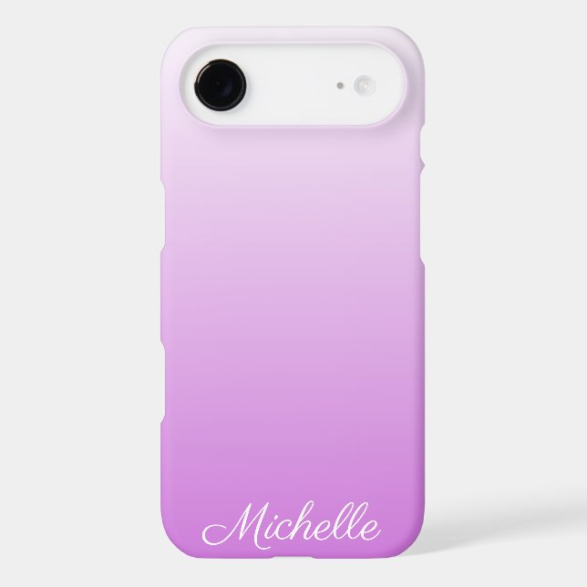 Lilac purple ombre personalized name (Back)