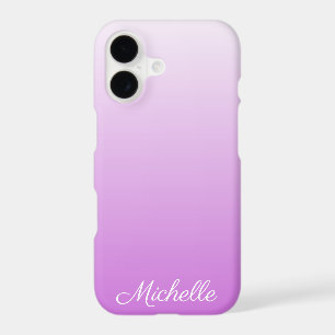 Lilac purple ombre personalized name