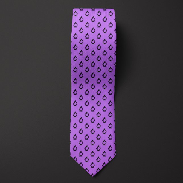 Lilac Purple Science Microscope Tie (Creator Uploaded)