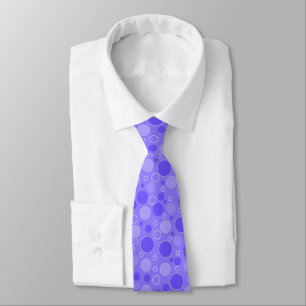 Lilac purple tones with polka dots in retro sixtie tie