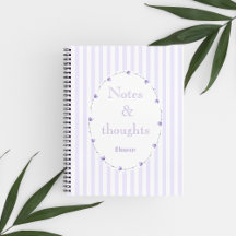 Lilac Purple White Coquette Aesthetic  Monogram