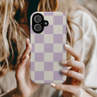 Lilac Retro Check
